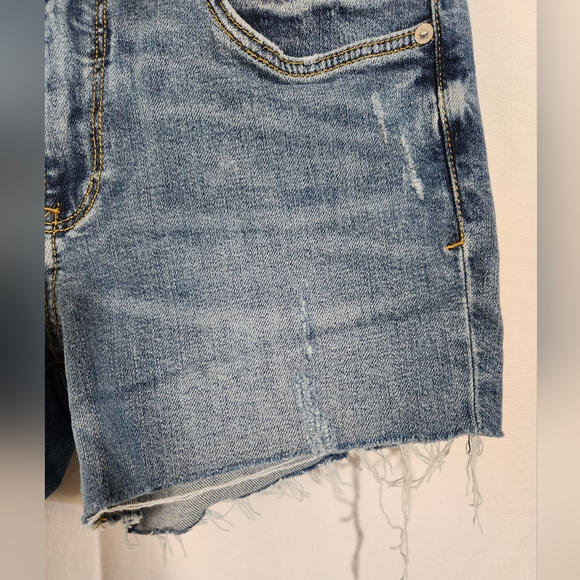 Pilcro and the letterpress, Anthropologie cutoff high rise jean shorts, size 28 - Picture 6 of 11